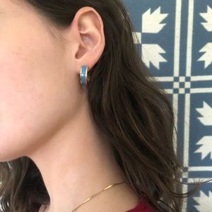 Blue earrings